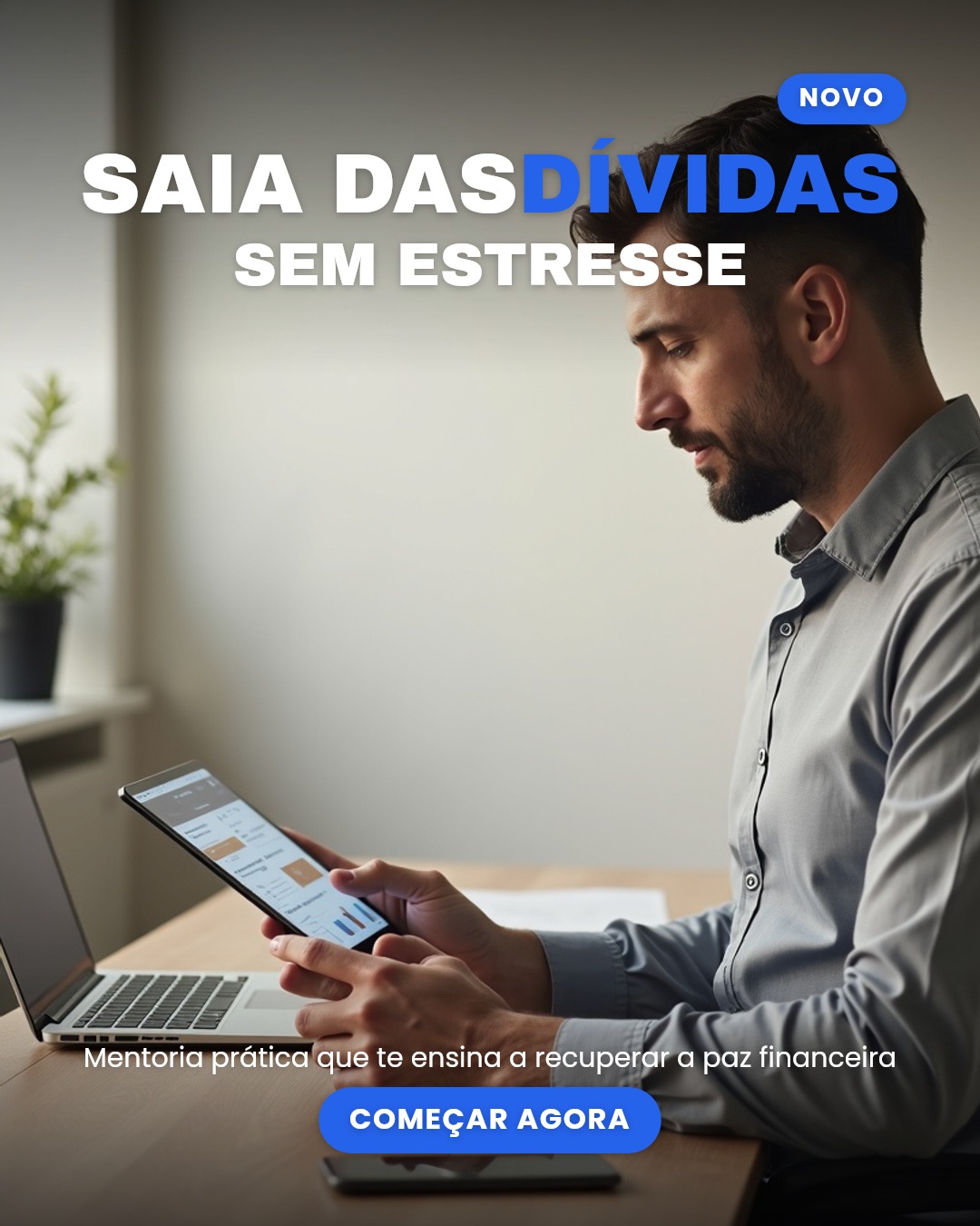 Criativo gerado com IA na CriarAds